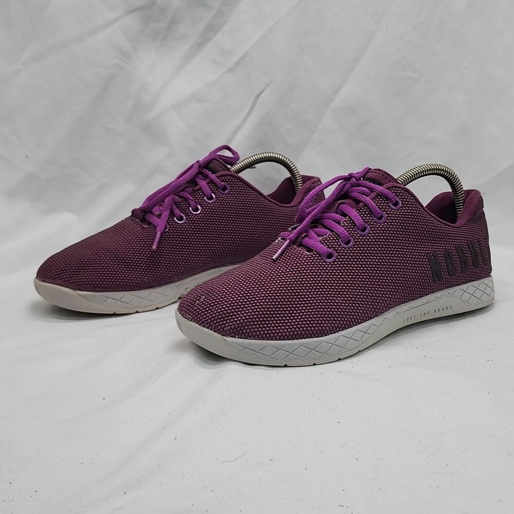 NO BULL DEEP PURPLE CROSS FIT TRAINERS SNEAKERS WOMENS 8.5 MENS 7 SUPERFABRIC